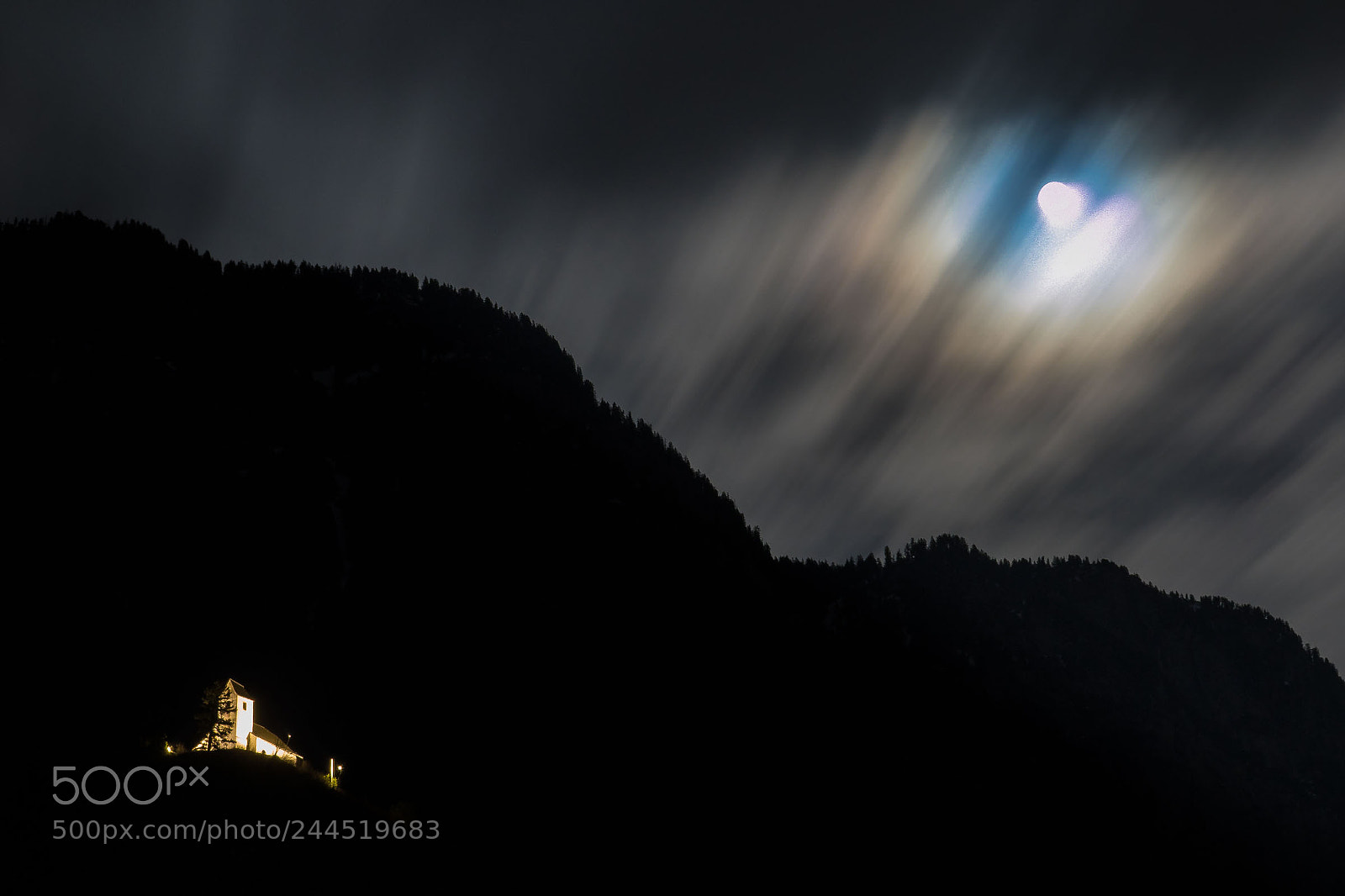 Sony Cyber-shot DSC-RX10 III sample photo. Moon over gt.georg photography