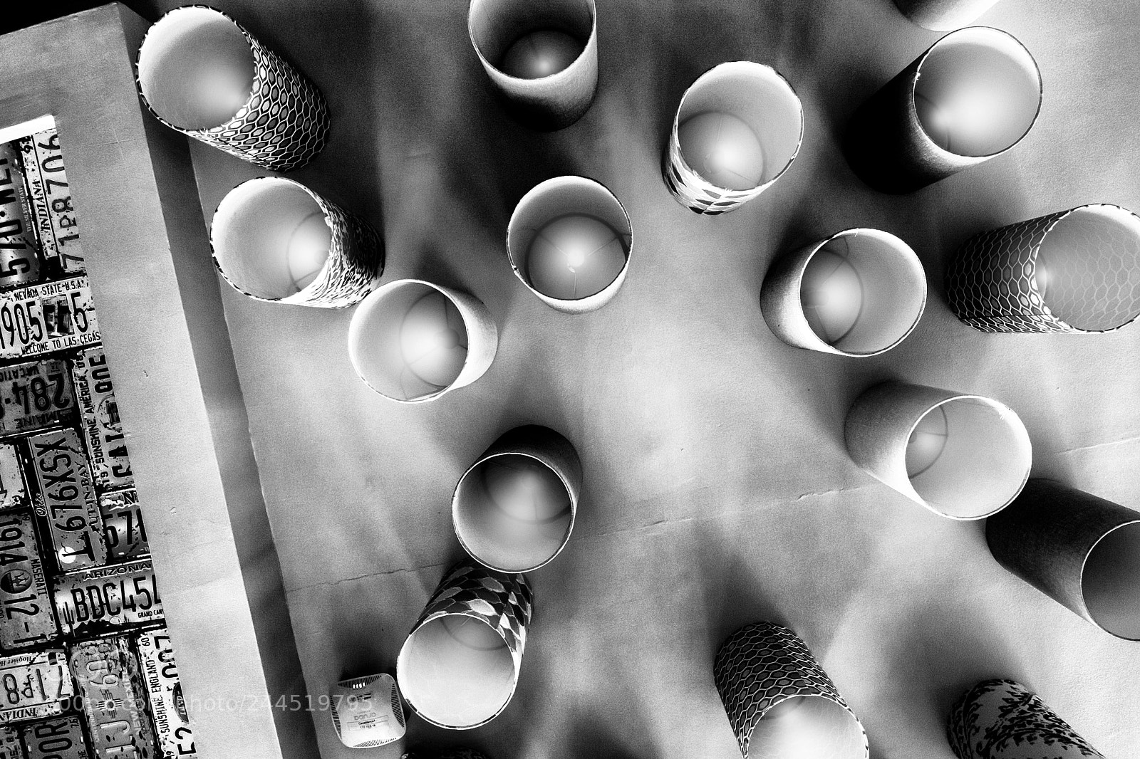 Nikon D7100 sample photo. B&w lamps photography