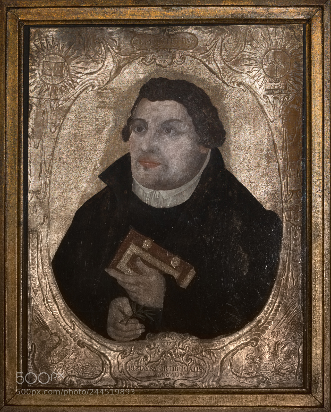 Sony Alpha NEX-7 sample photo. Martin luther. ancient painting photography
