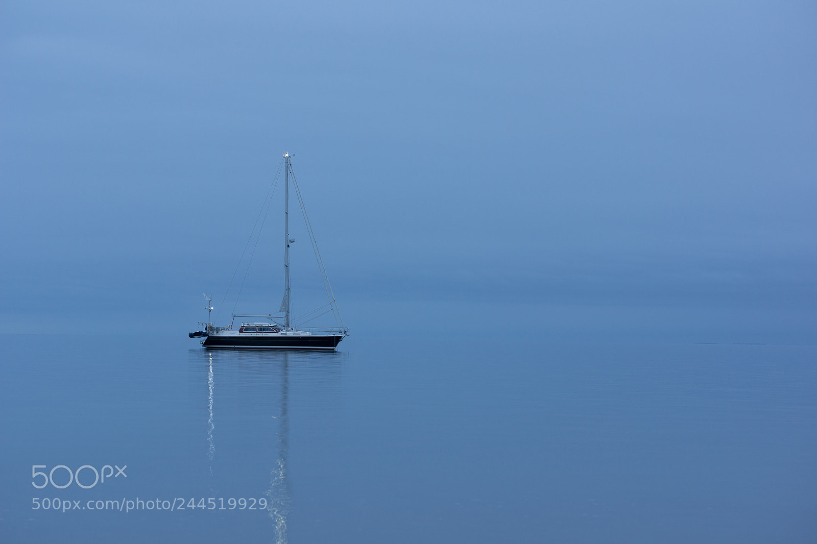 Sony Alpha NEX-7 sample photo. Lonely black yacht in photography