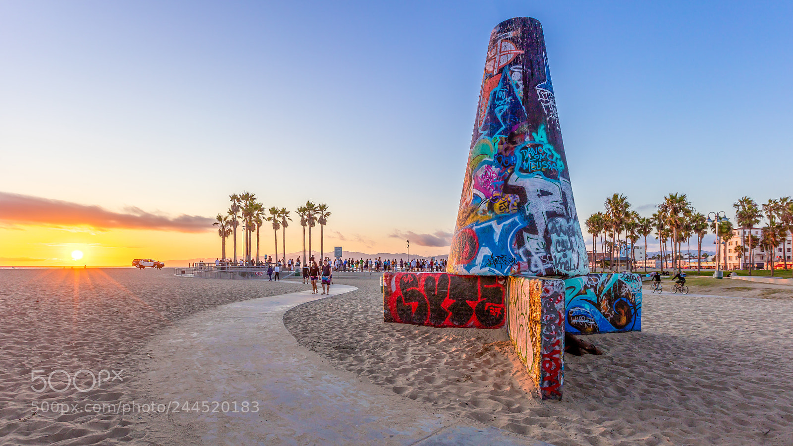 Canon EOS 5DS R sample photo. Venice beach sunset photography