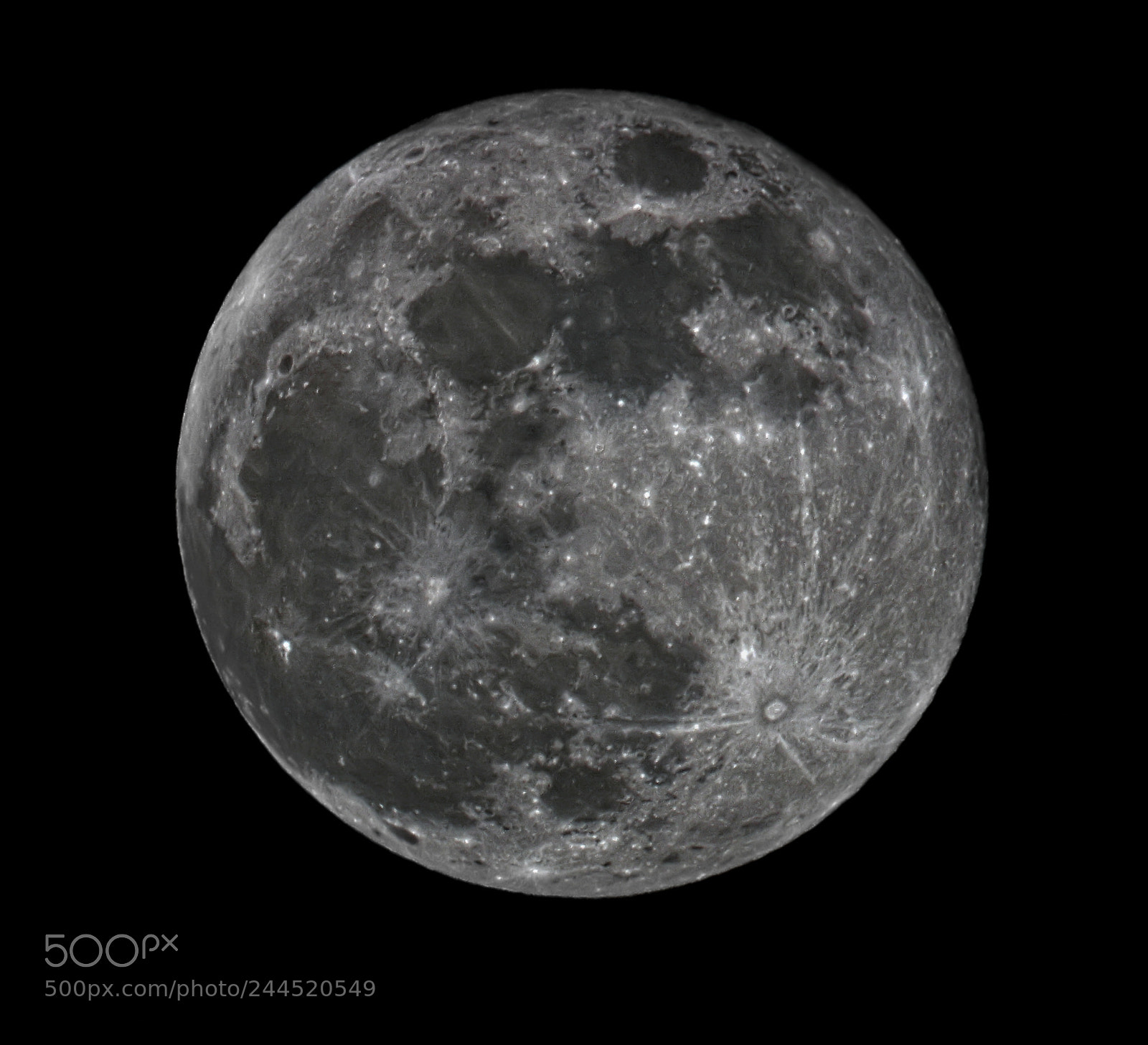 Canon EOS 750D (EOS Rebel T6i / EOS Kiss X8i) sample photo. Detail mapped moon photography