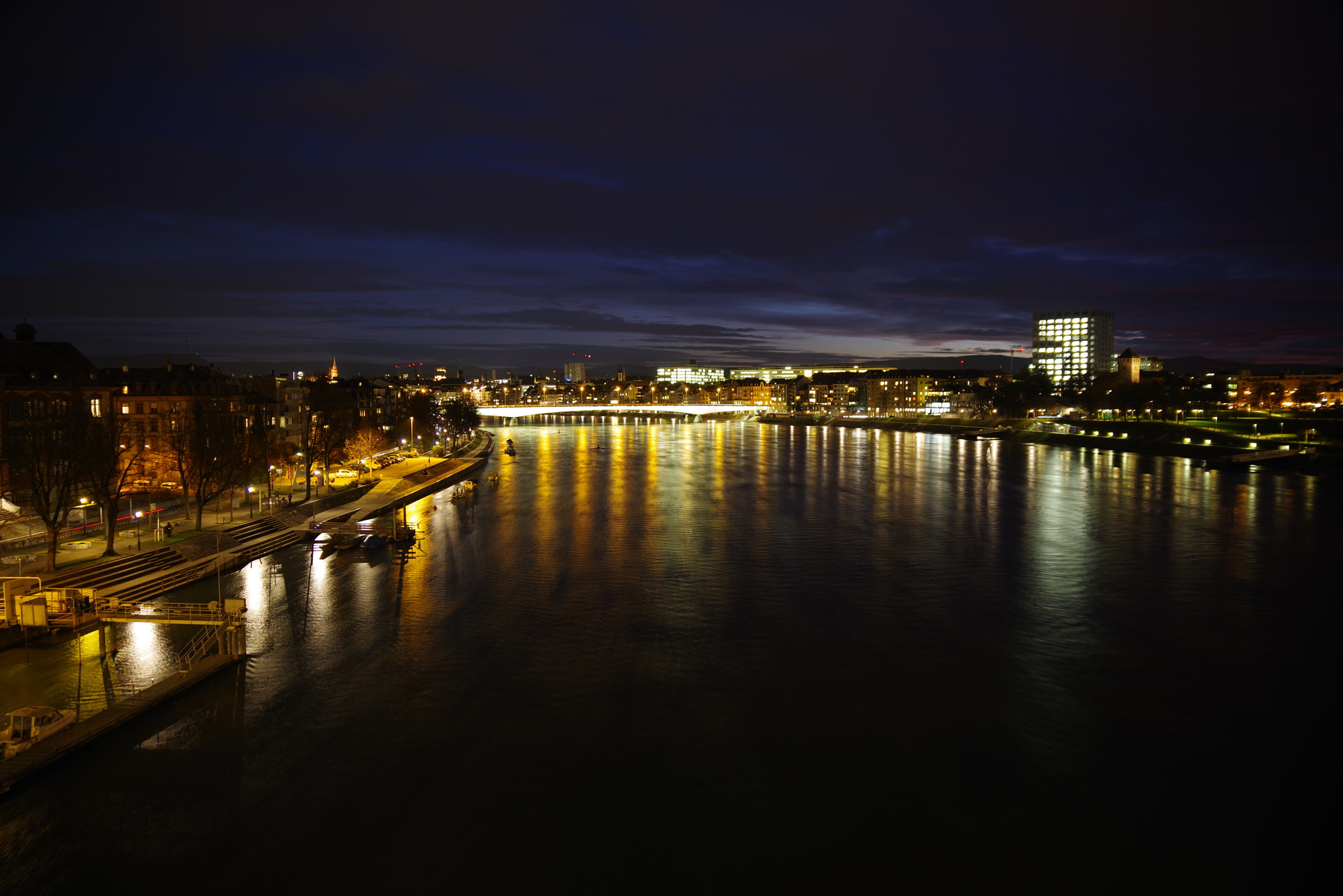 Pentax K-1 sample photo. Dreirosenbrücke basel photography