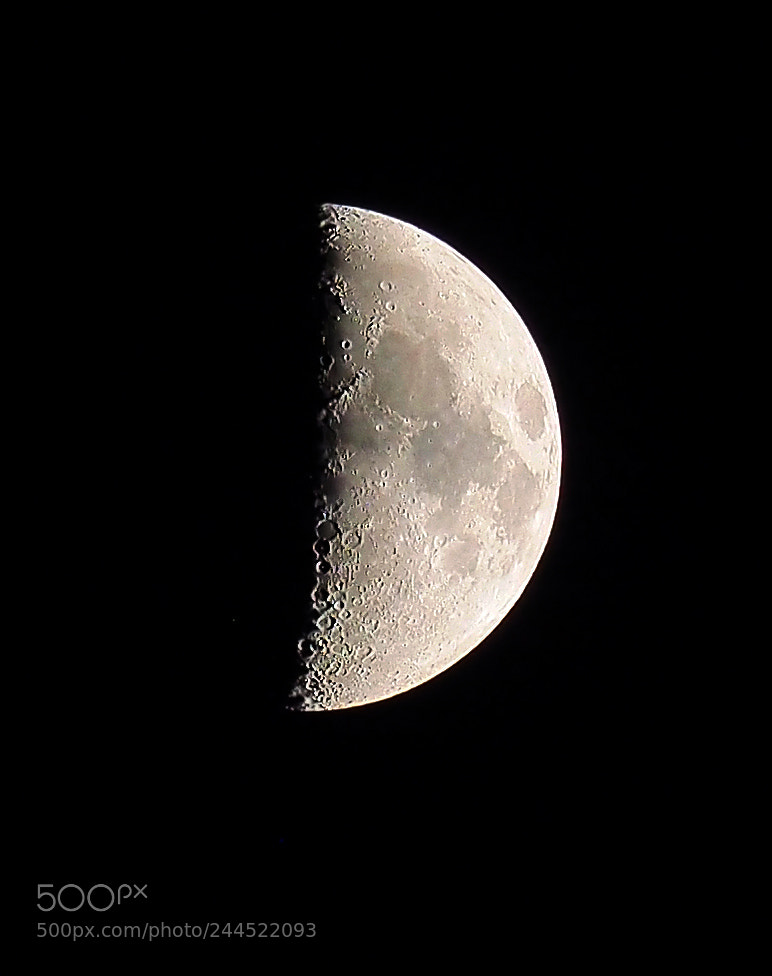 Olympus OM-D E-M1 sample photo. Moon photography