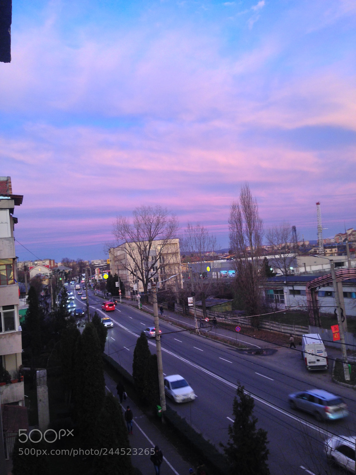 Apple iPhone 5 sample photo. Sunrise in december photography