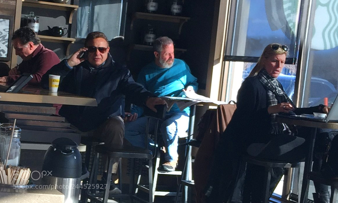 Apple iPhone 6 Plus sample photo. An afternoon at starbucks photography