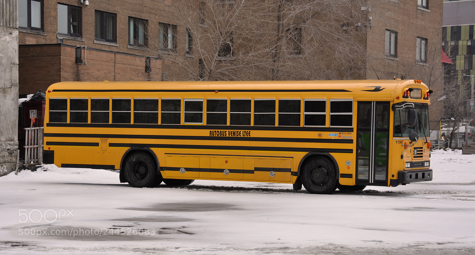 Nikon D90 sample photo. Bus montreal photography