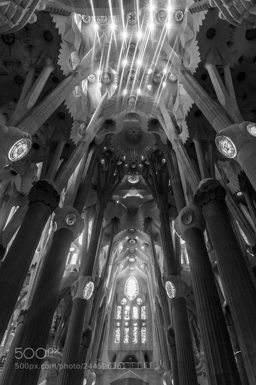 Pentax K-3 sample photo. Sagrada familia entry photography