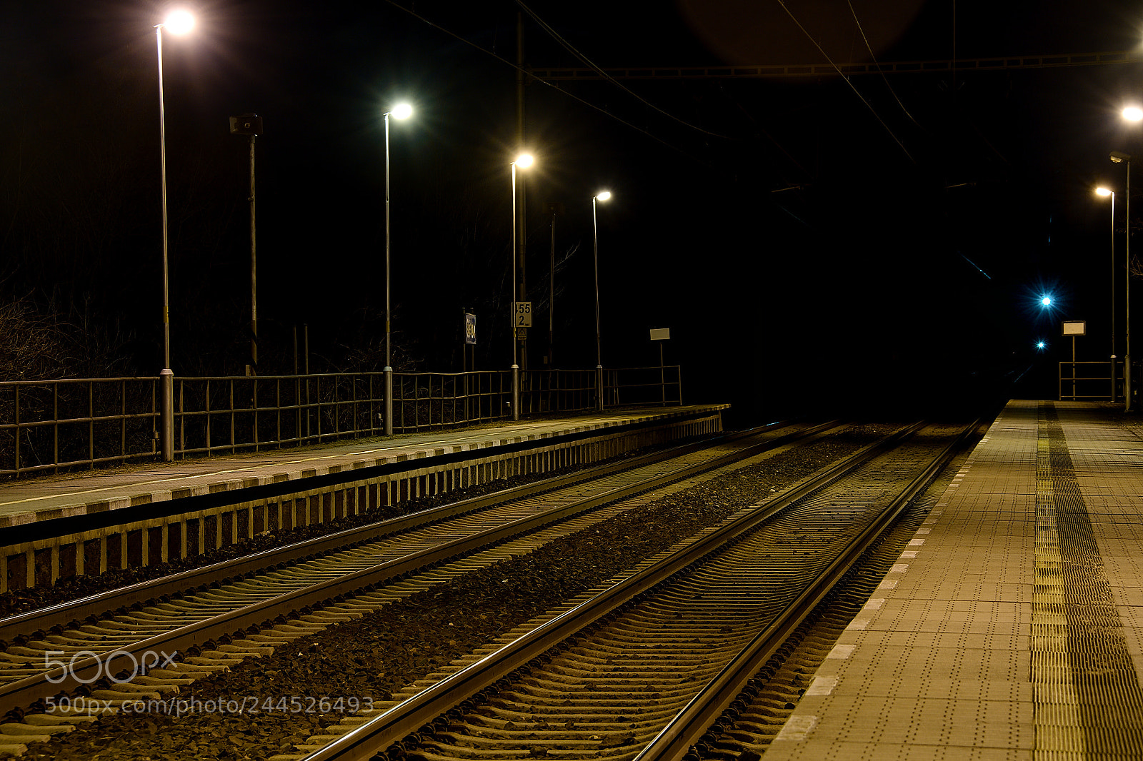 Nikon D810 sample photo. Train station photography