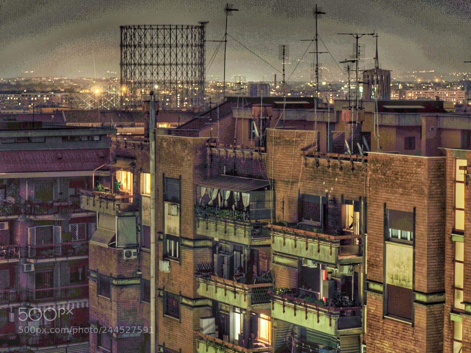 Olympus OM-D E-M5 II sample photo. Gazometer photography