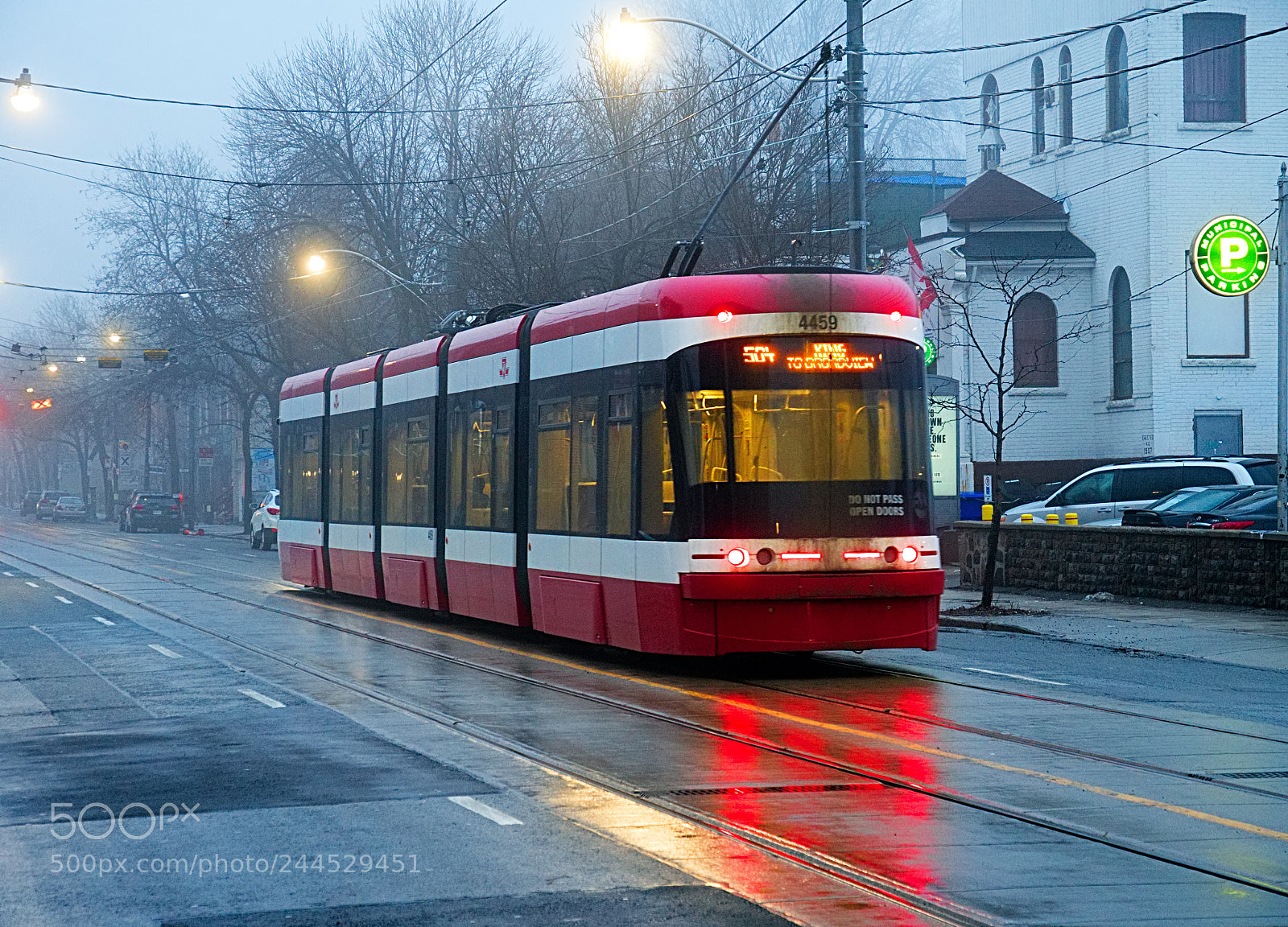 Panasonic Lumix DMC-G85 (Lumix DMC-G80) sample photo. Streetcar haze p photography