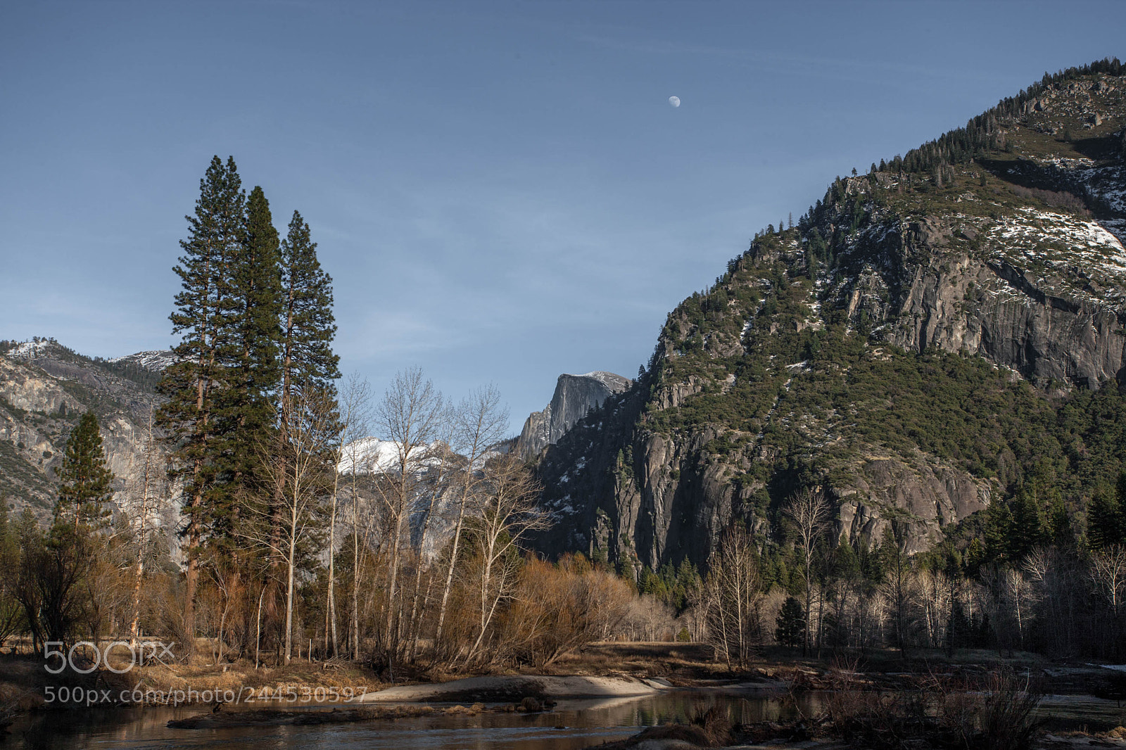 Canon EOS-1Ds Mark II sample photo. Yosemite national park half photography