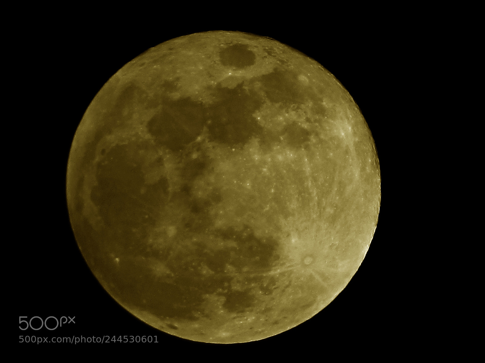 Canon PowerShot SX510 HS sample photo. Sepia supermoon photography