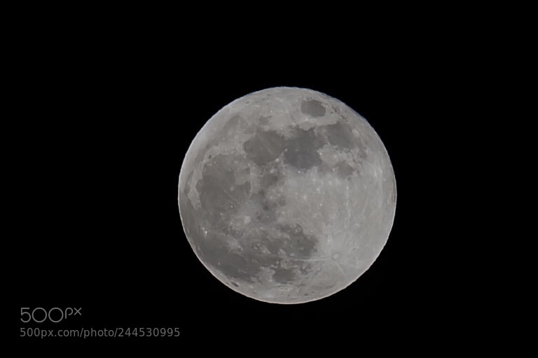 Fujifilm X-A1 sample photo. Blue moon photography