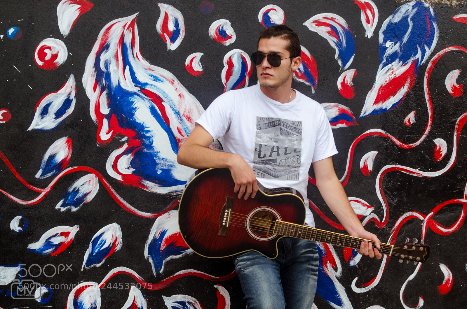 Nikon D5100 sample photo. Guitar photography