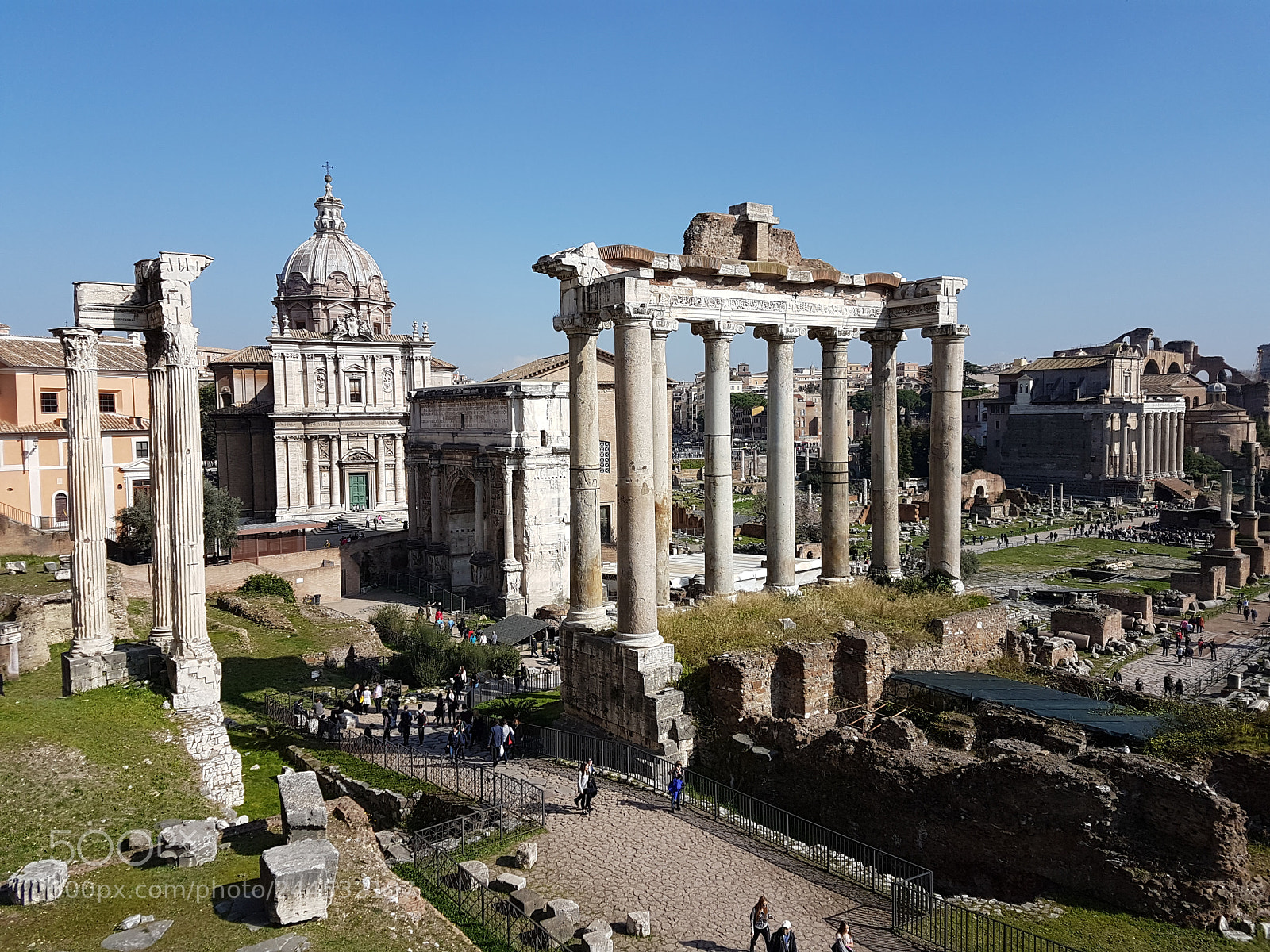Samsung Galaxy S7 Edge sample photo. Roman forum photography