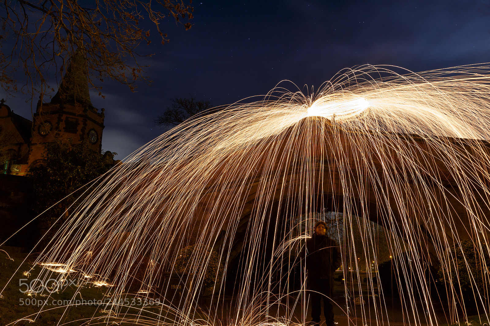 Canon EOS 650D (EOS Rebel T4i / EOS Kiss X6i) sample photo. Steel wool rain (31/365) photography