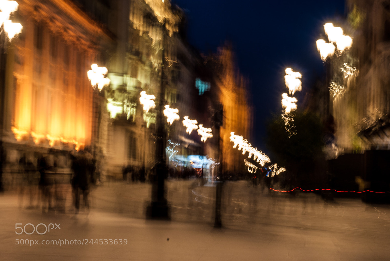 Nikon D80 sample photo. Night in sevilla photography