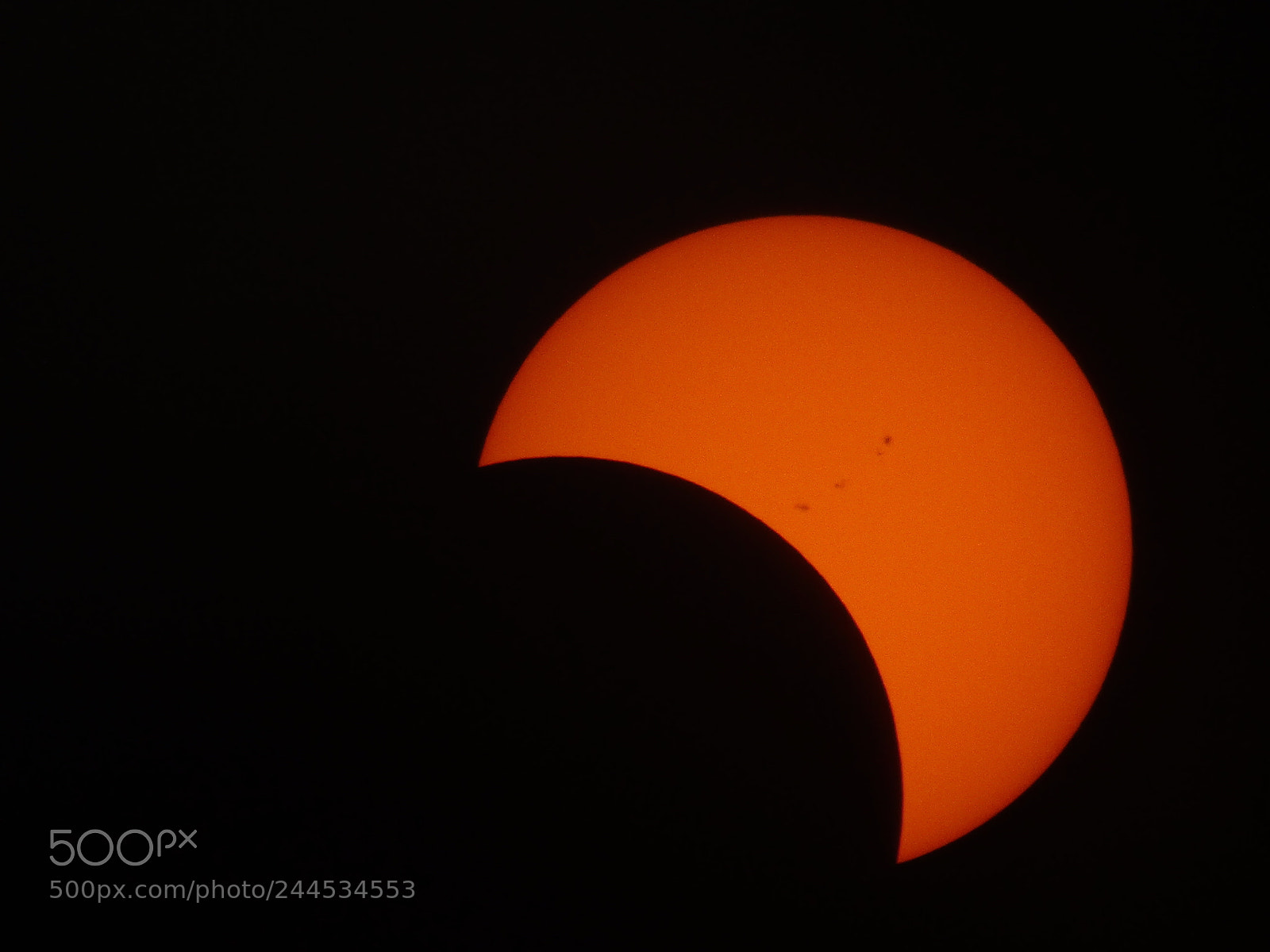 Canon PowerShot SX420 IS sample photo. Solar eclipse 21 aug-2017 photography