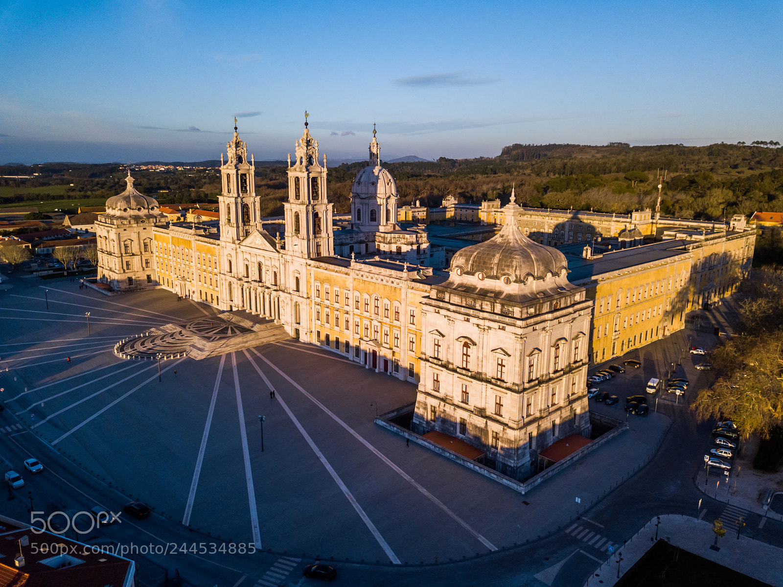 DJI FC220 sample photo. Palacio nacional mafra photography