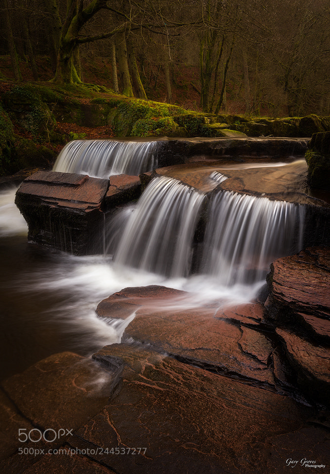 Nikon D810 sample photo. Taf fechan waterfall photography