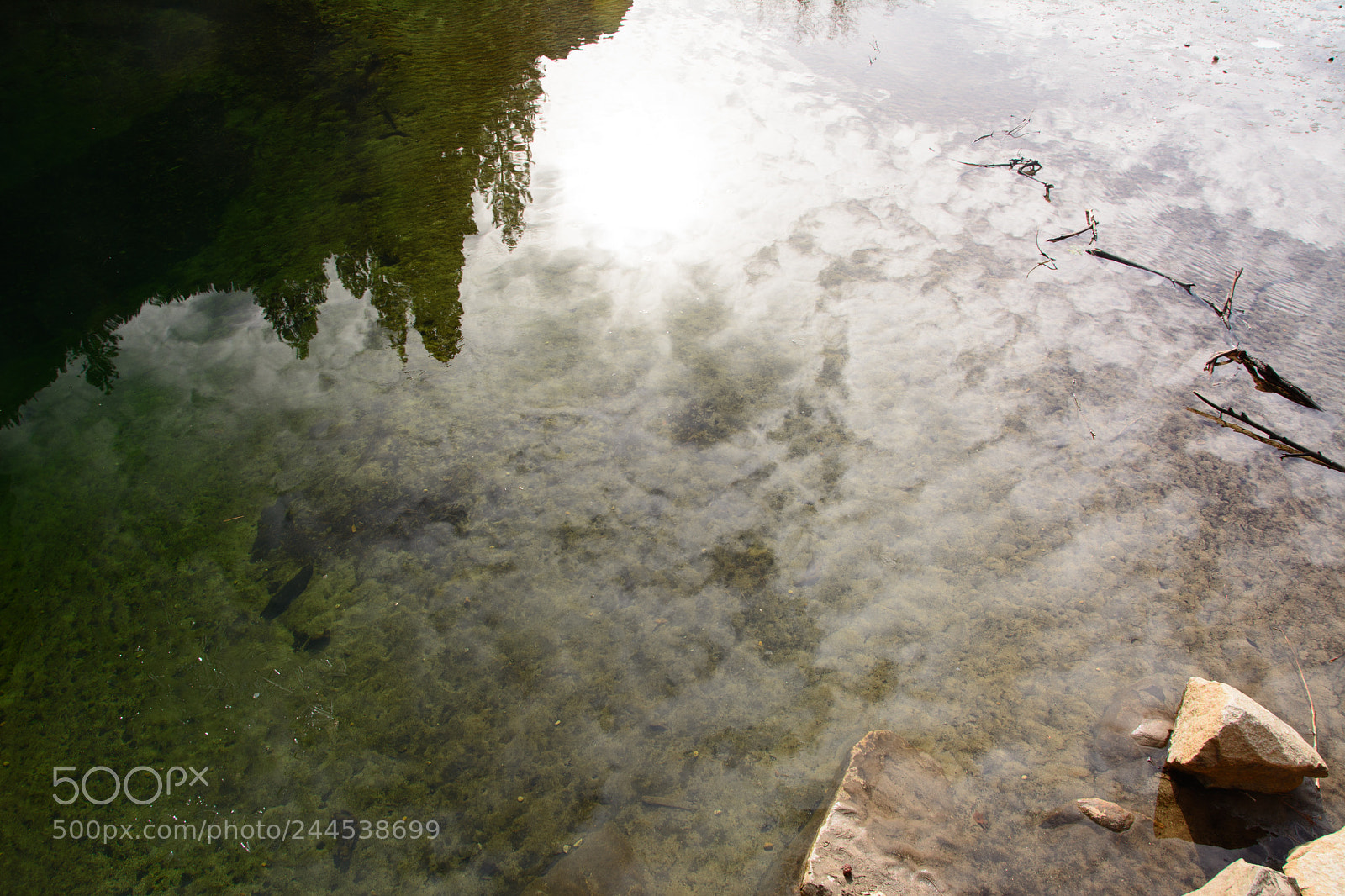 Nikon D7100 sample photo. Yosemite sky in reflection photography