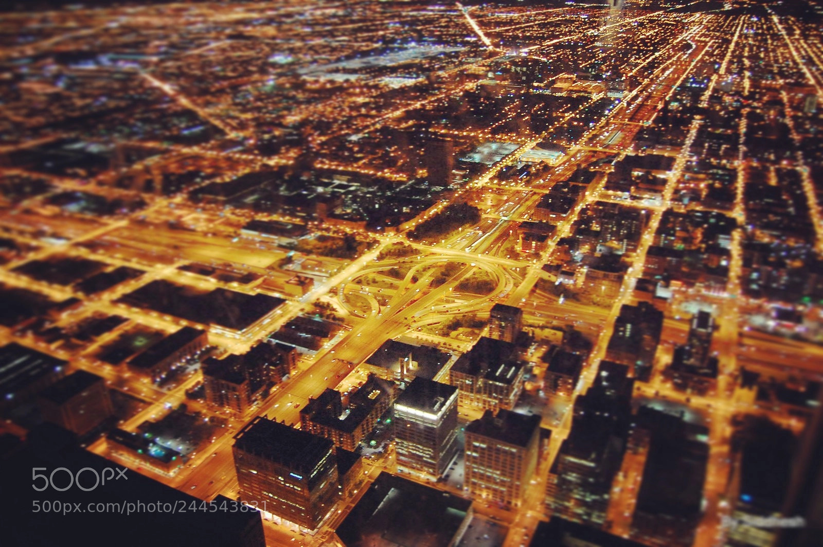 Nikon D40 sample photo. Never ending city lights! photography