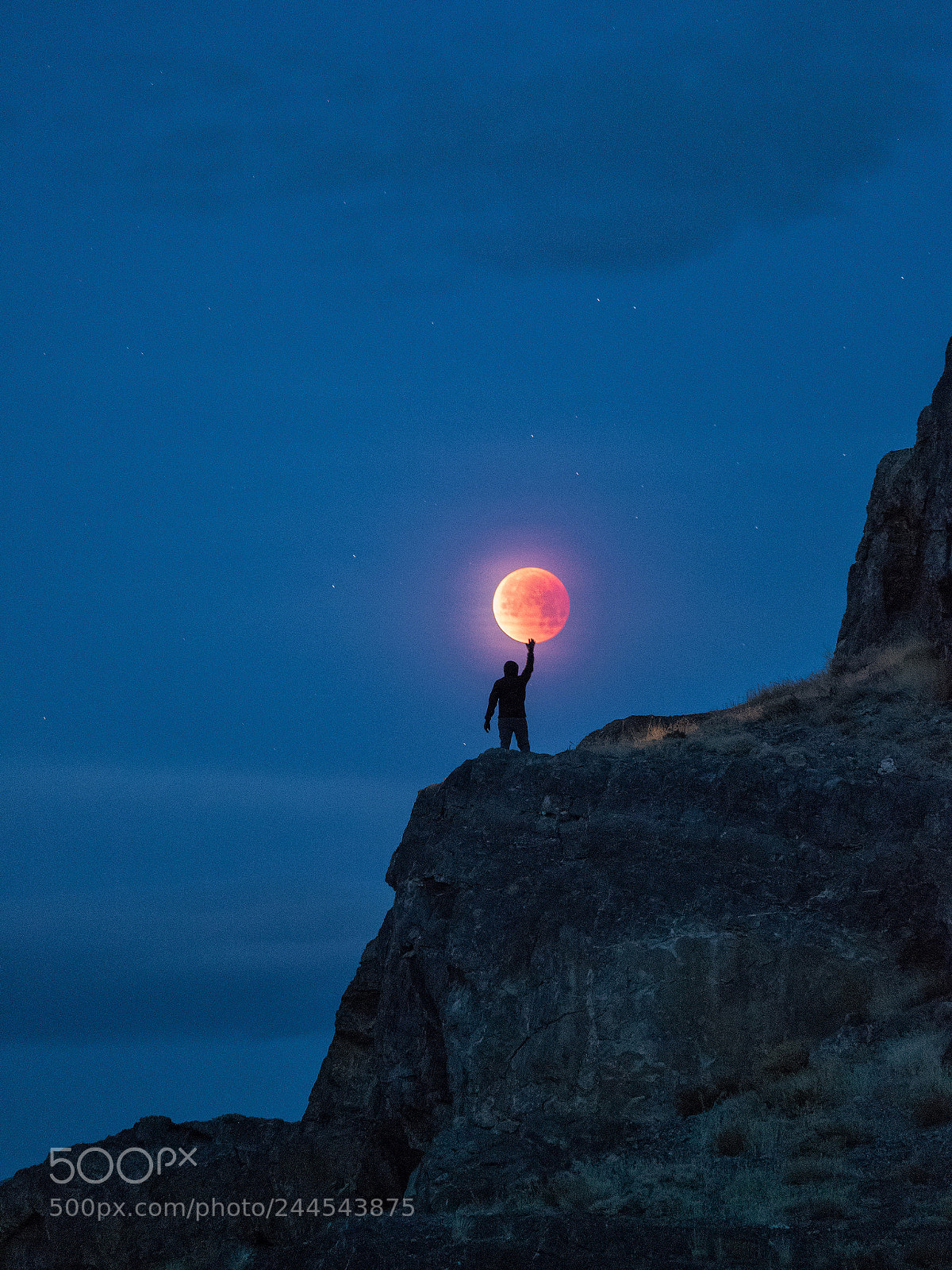 Olympus OM-D E-M5 II sample photo. To the moon photography