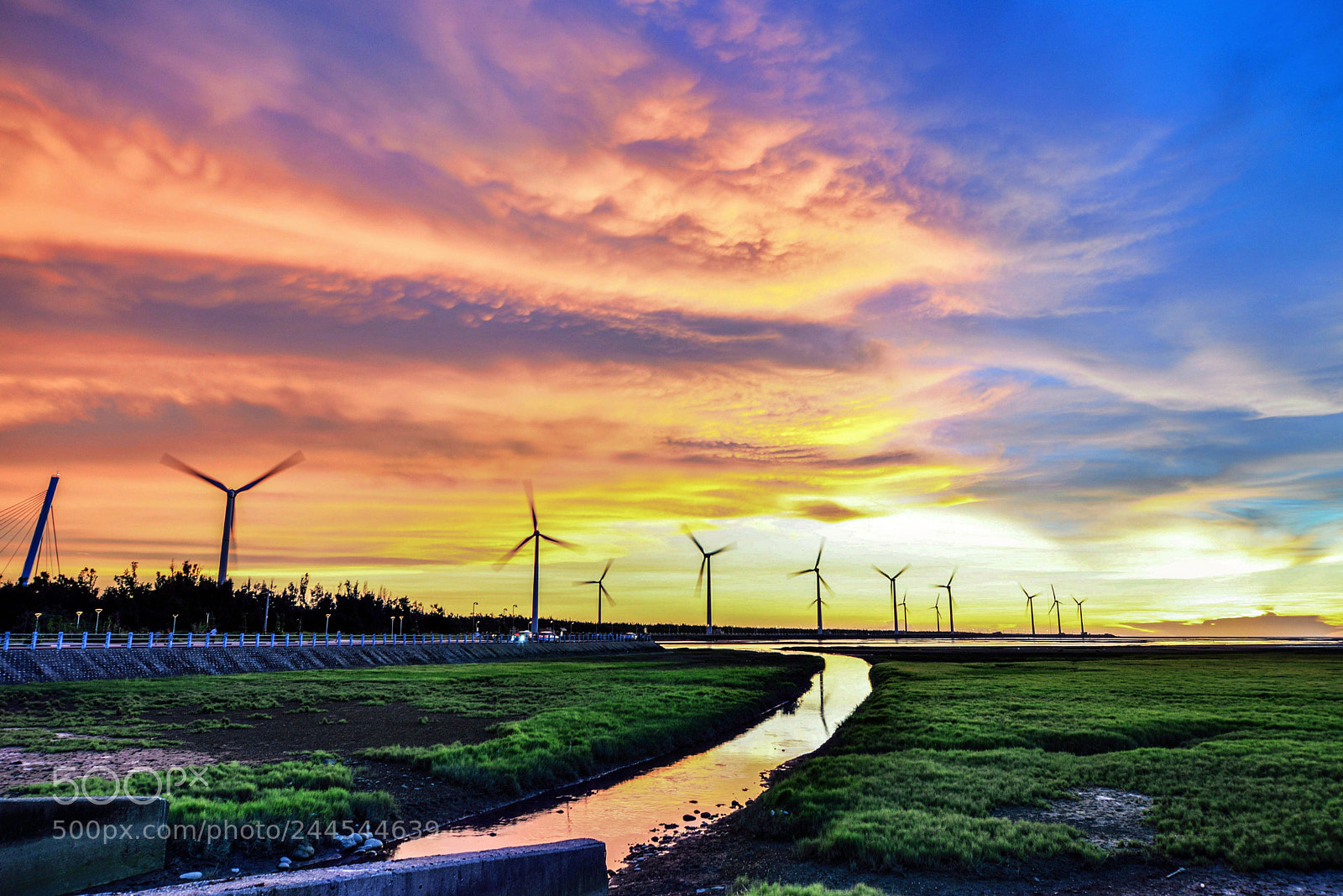 Nikon D610 sample photo. 高美濕地夕彩  gaomei wetland sunset photography
