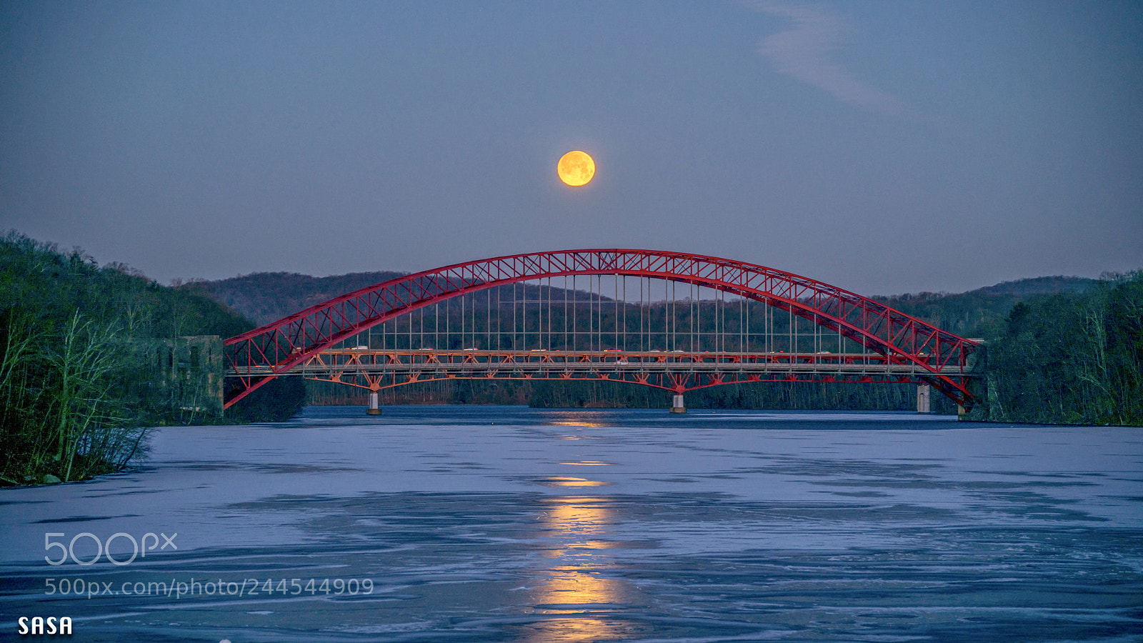 Nikon D850 sample photo. Super red blue moon photography