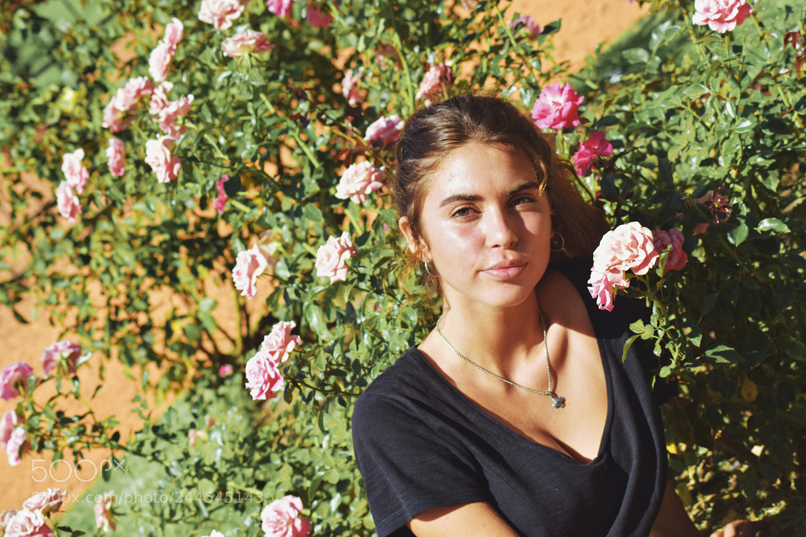 Nikon D5600 sample photo. Flowers and she photography