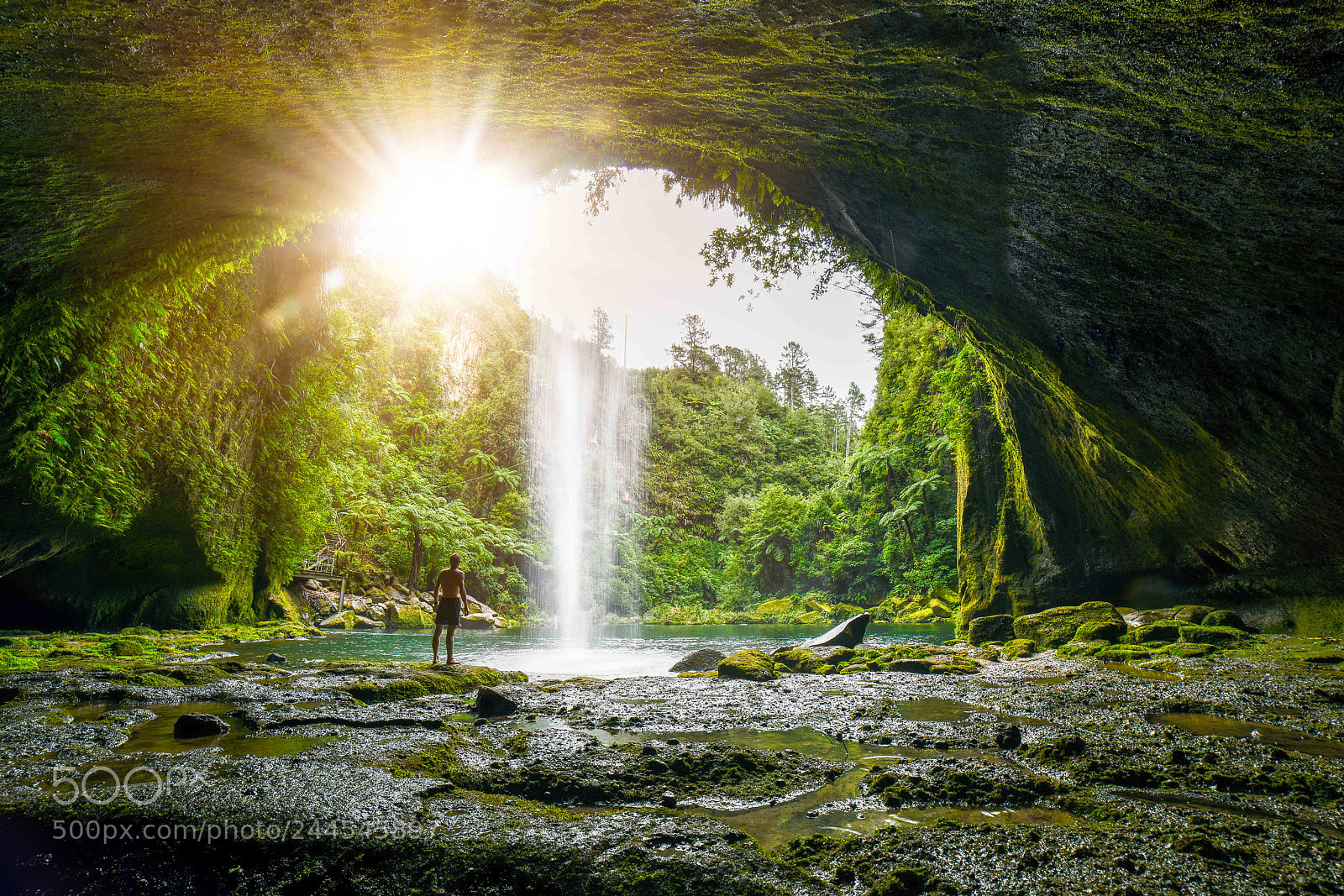 Nikon D850 sample photo. Waterfall photography