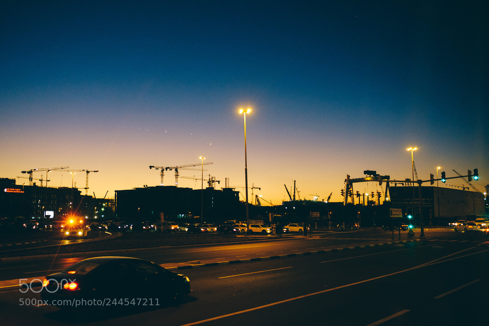 Fujifilm X-T20 sample photo. Dusk in dubai photography