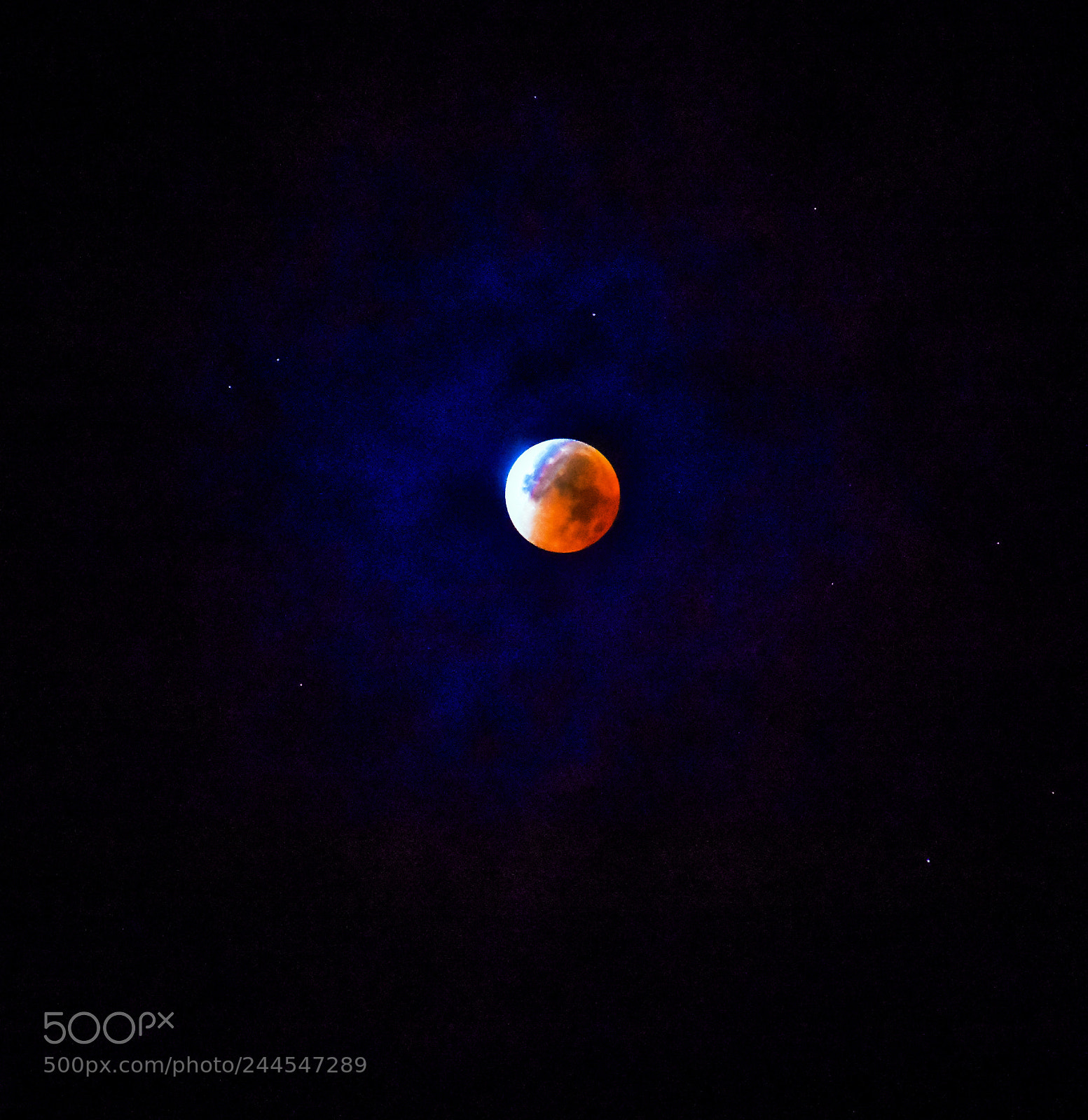 Nikon D7200 sample photo. Eclipse of the moon photography