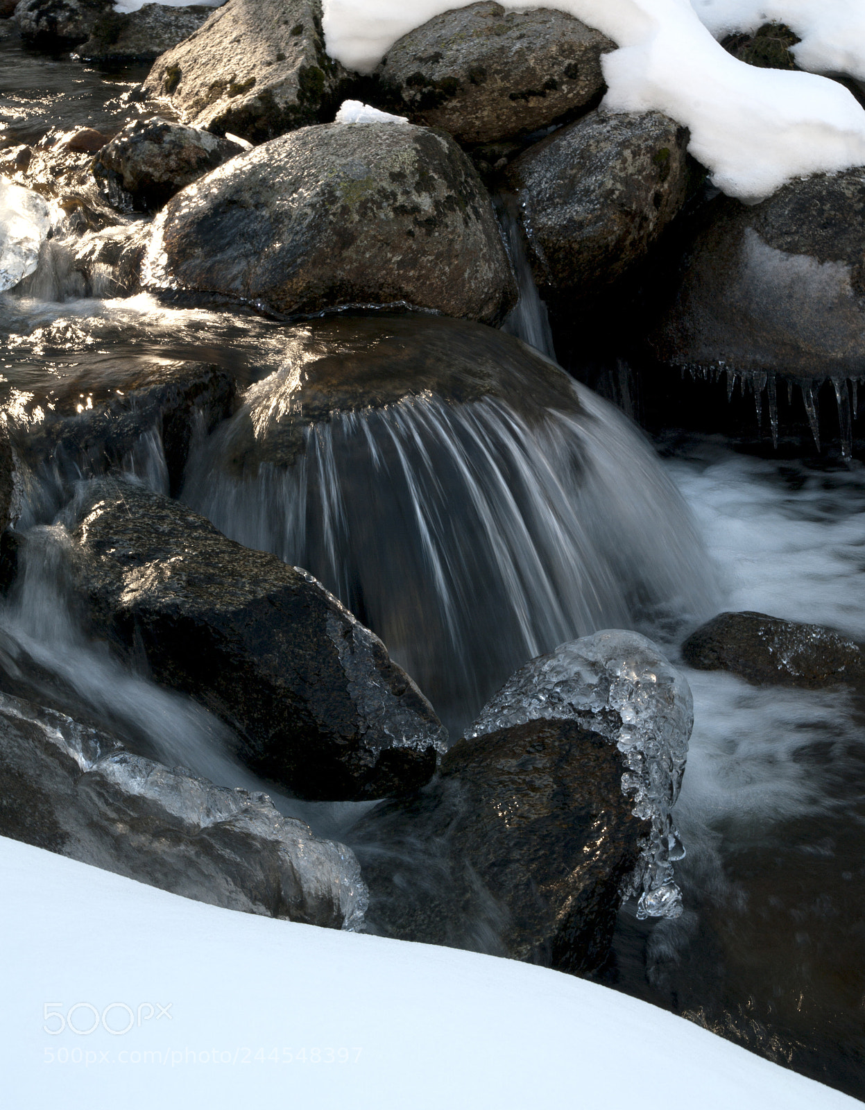 Pentax K20D sample photo. Snowy mountains australia photography