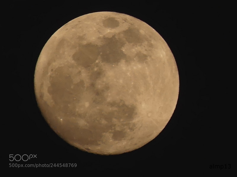 Panasonic Lumix DMC-FZ300 sample photo. Full moon photography
