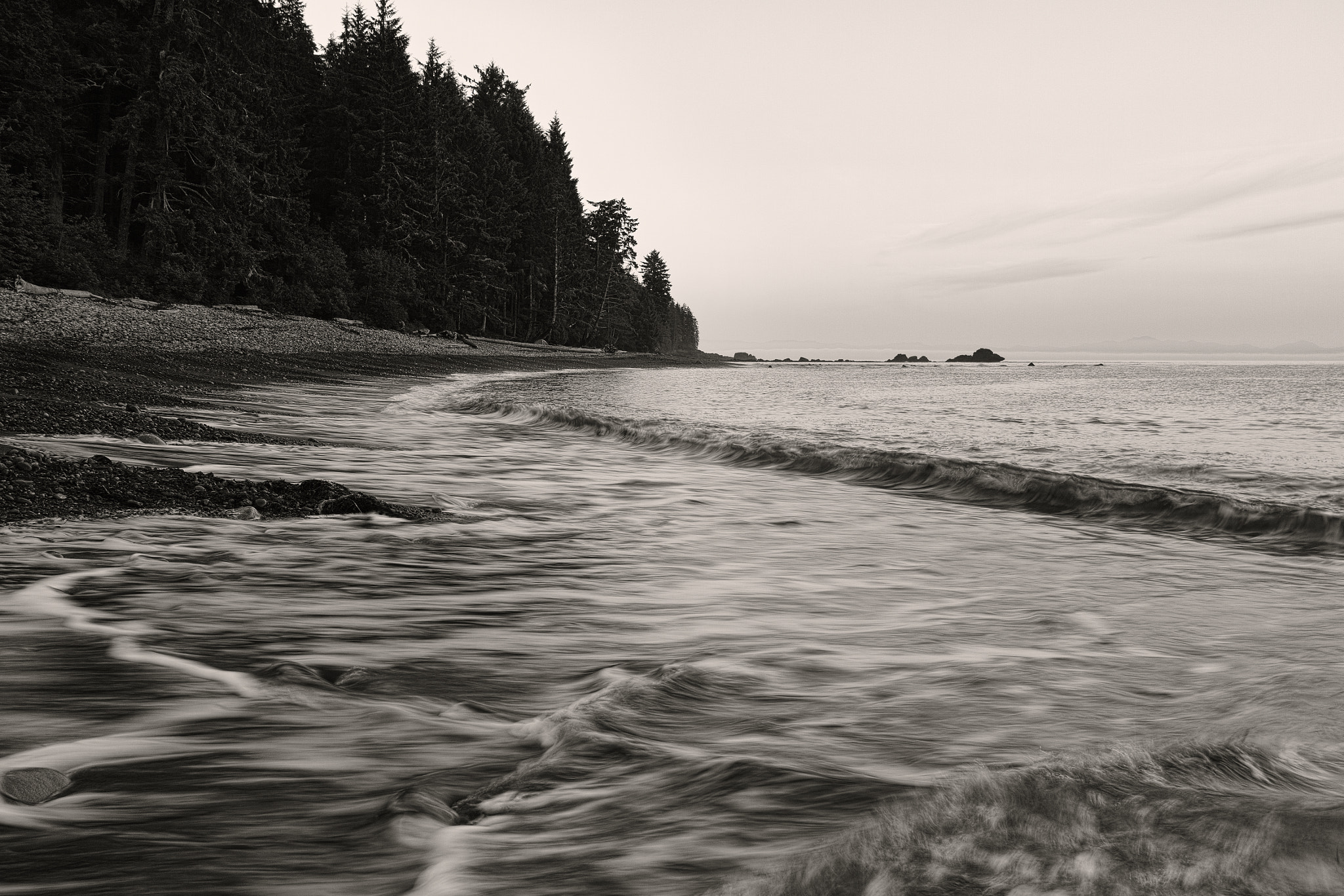 Sigma DP1 Merrill sample photo. One morning on sombrio beach photography
