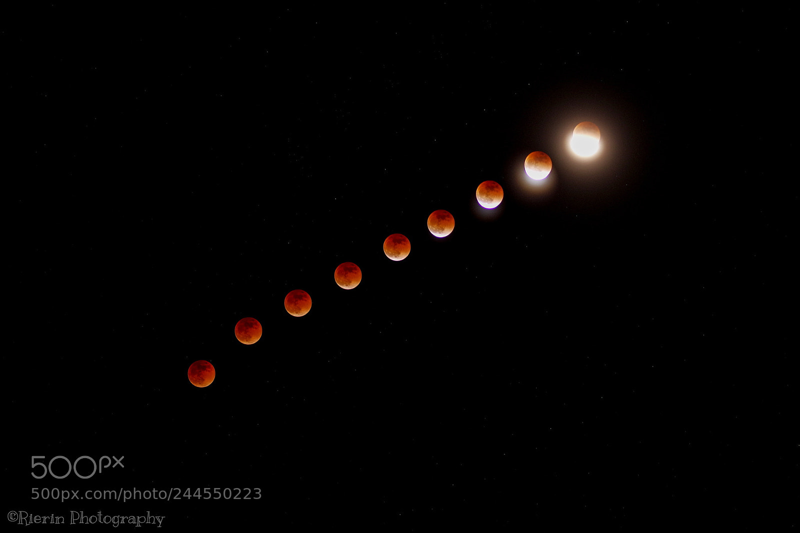 Pentax K-1 sample photo. Total lunar eclipse from photography
