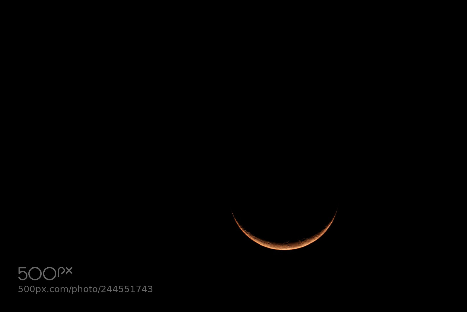 Sony a6500 sample photo. Moon photography