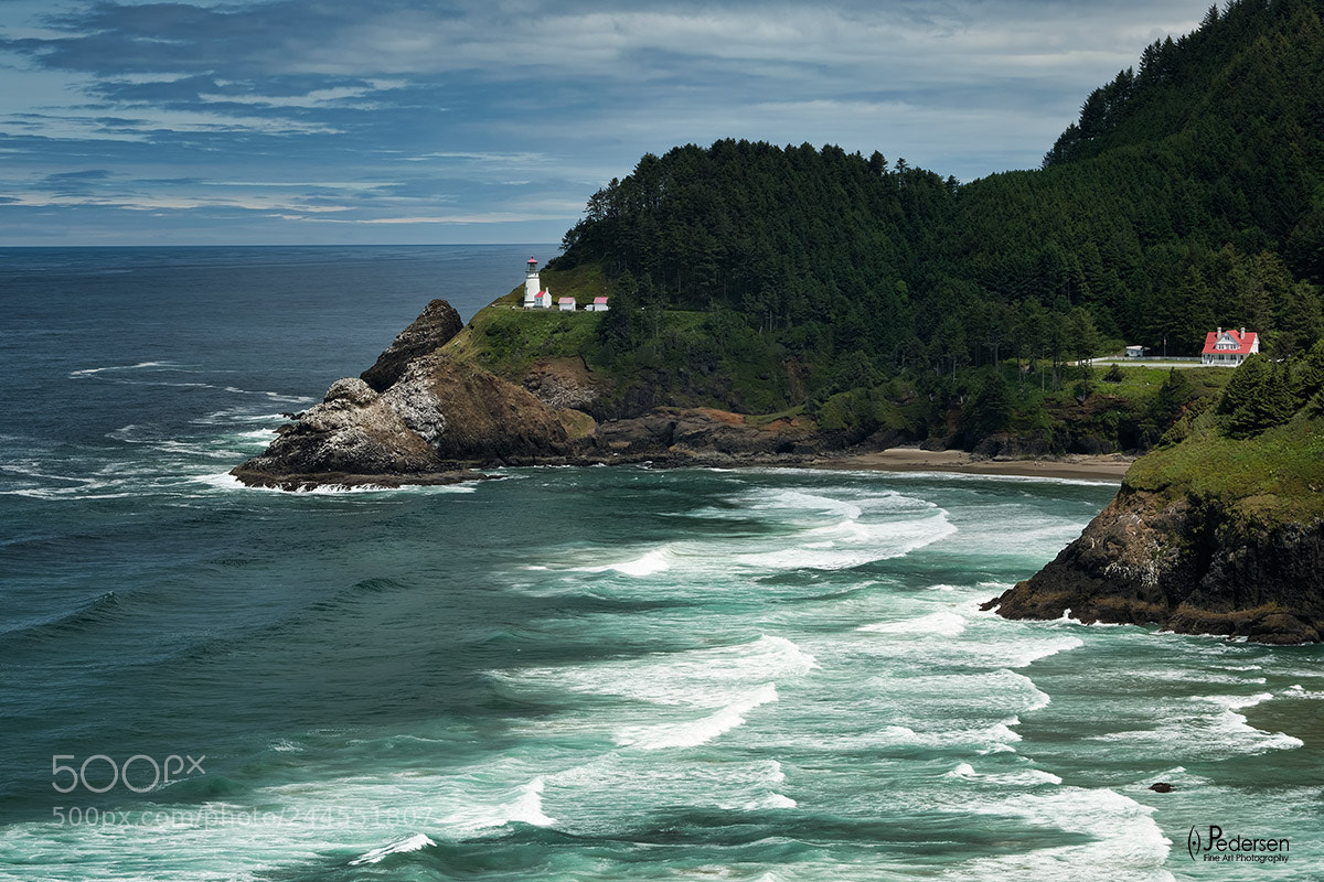 Fujifilm X-T2 sample photo. Heceta head lighthouse sunny photography