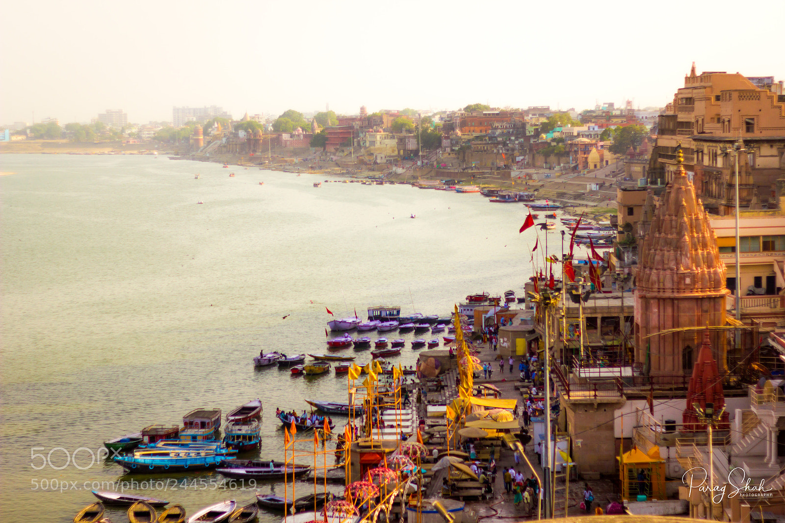 Canon EOS 550D (EOS Rebel T2i / EOS Kiss X4) sample photo. Ghats varanasi view from photography