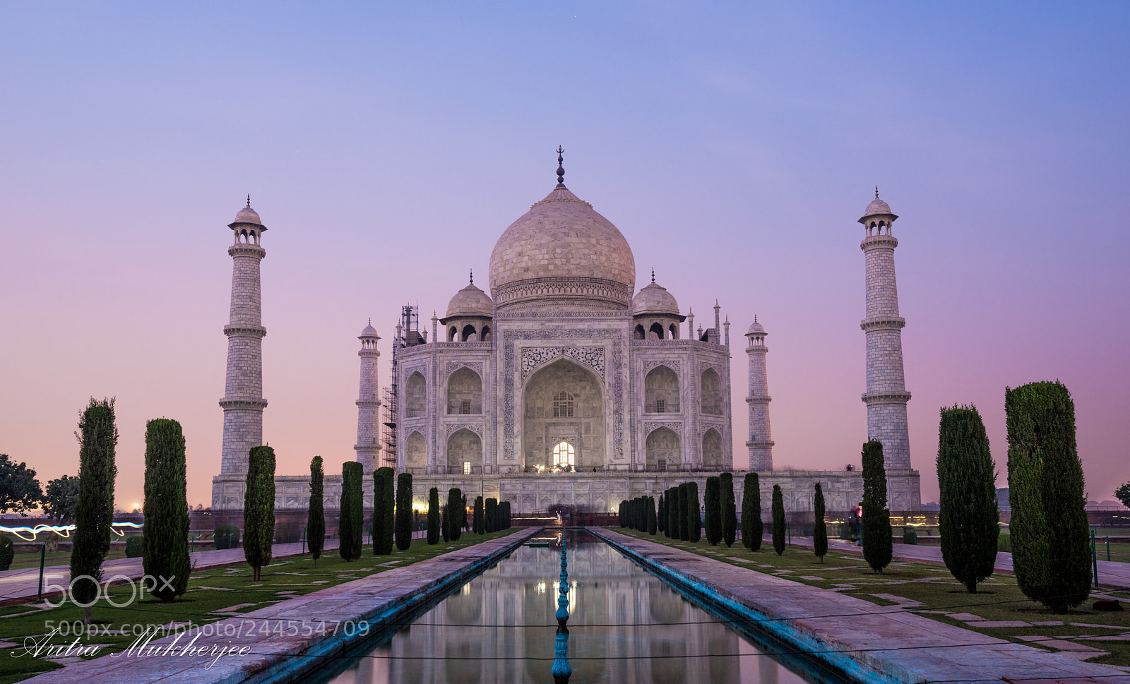 Pentax K-1 sample photo. Taj in twilight photography