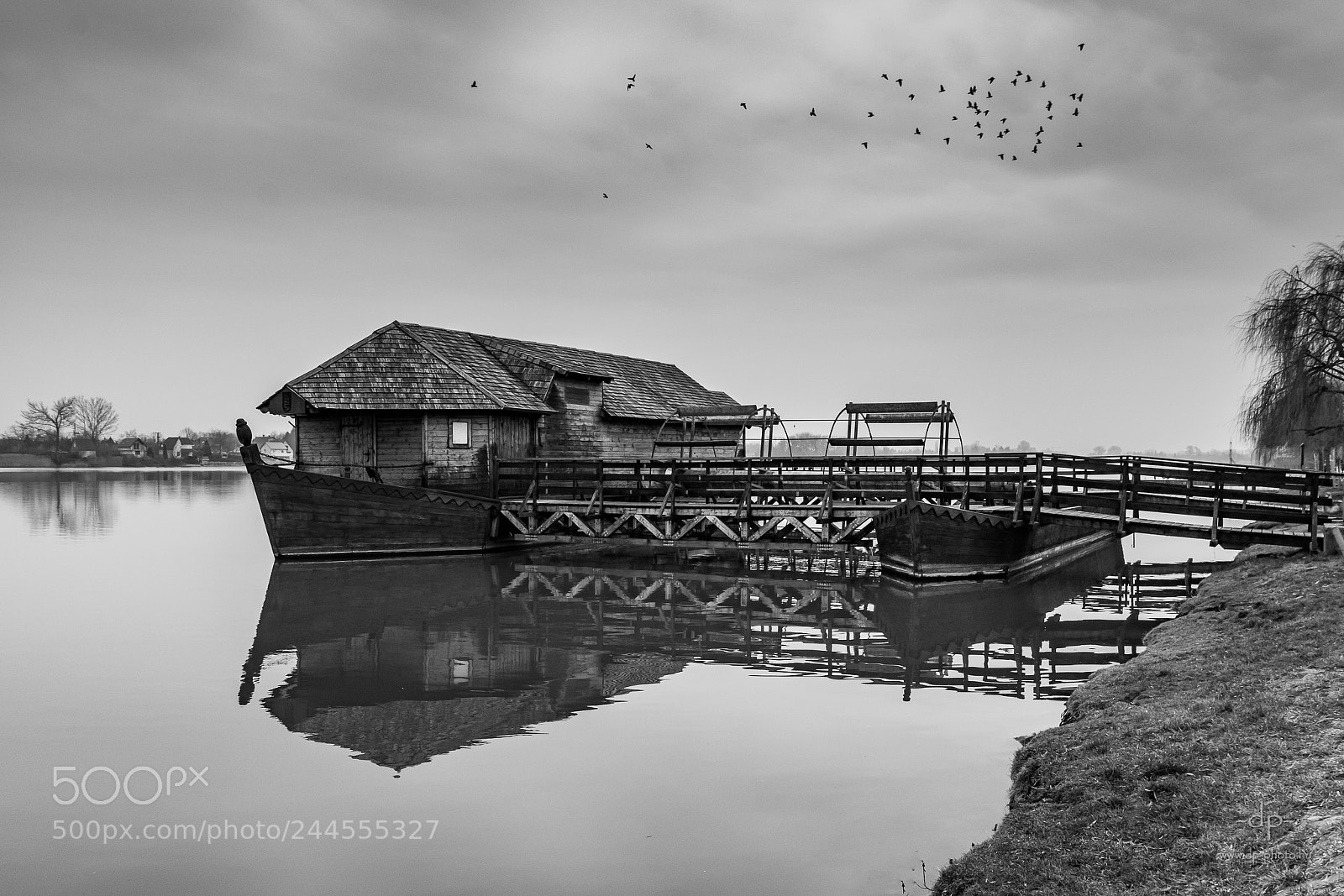 Canon EOS 760D (EOS Rebel T6s / EOS 8000D) sample photo. Boathouse on the danube photography