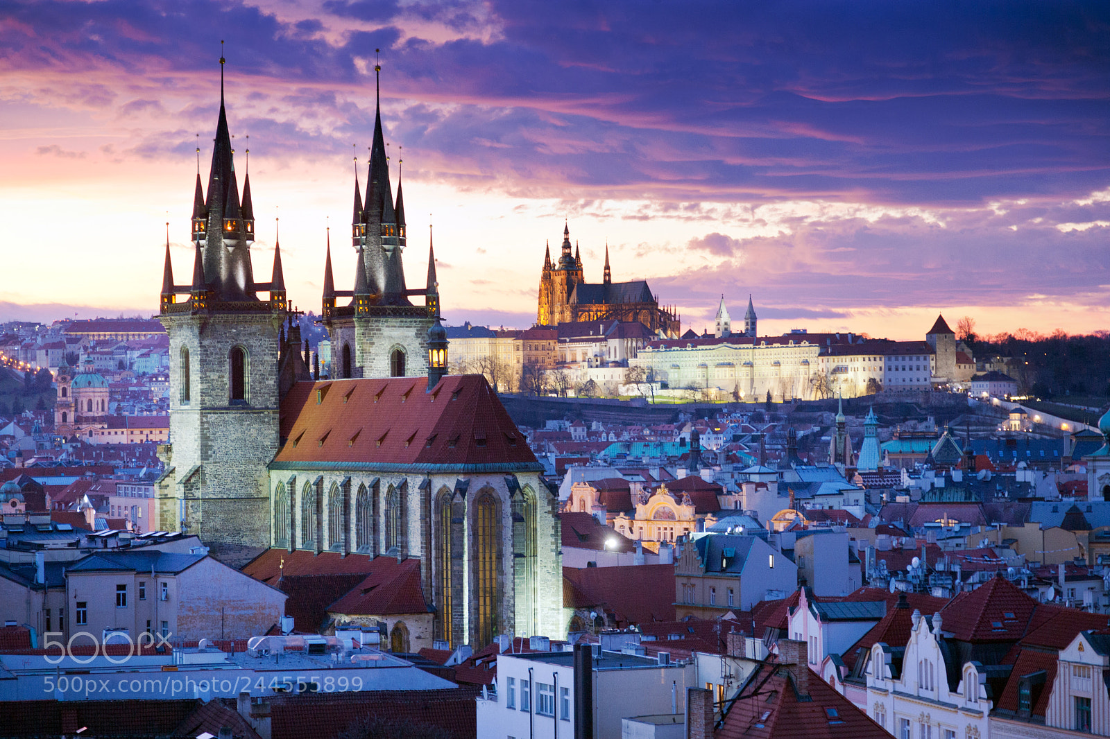 Canon EOS-1Ds Mark II sample photo. Tyn cathedral and old photography