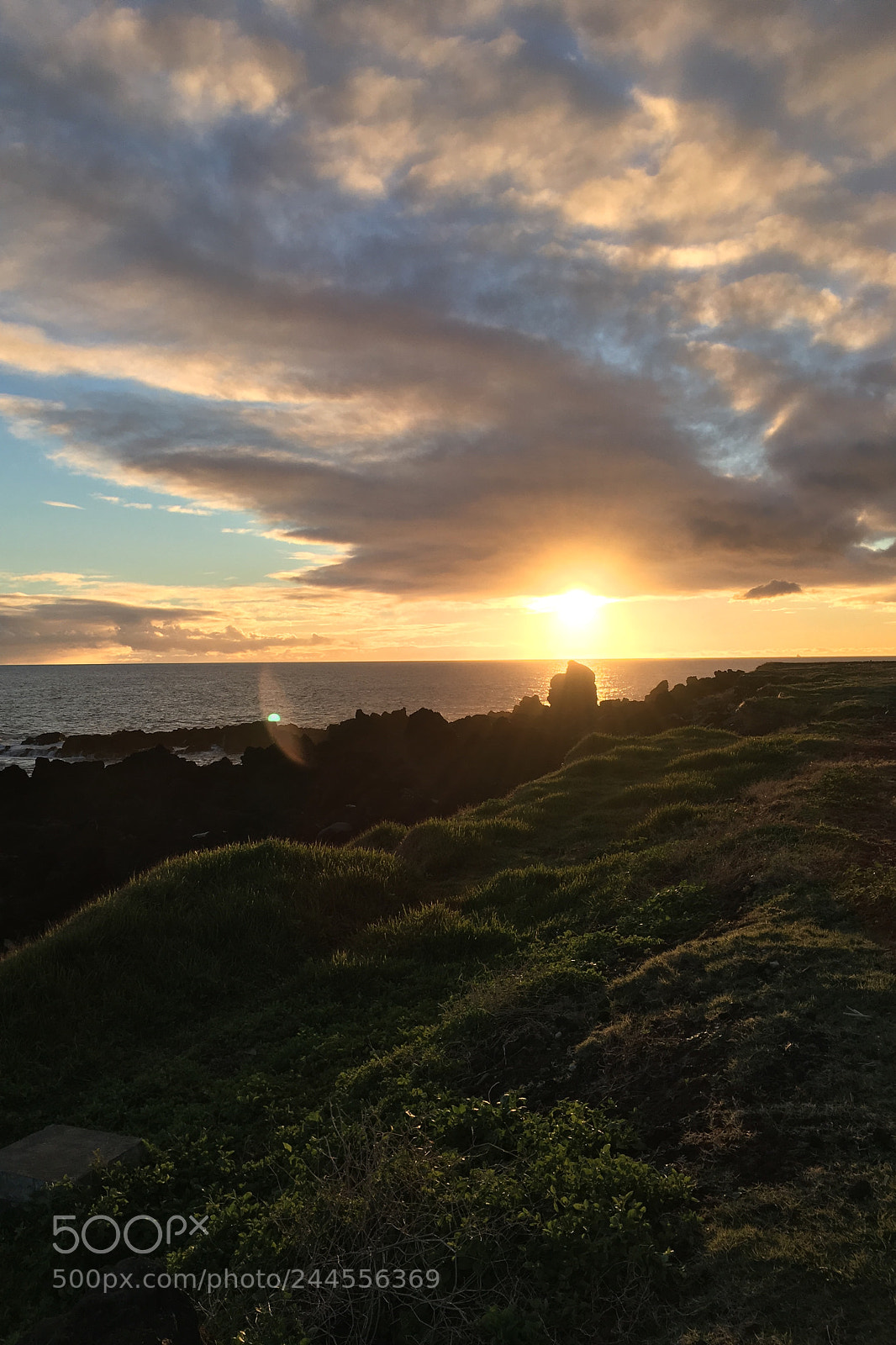 Apple iPhone 6s Plus sample photo. Nort atlantic ocean sunset photography