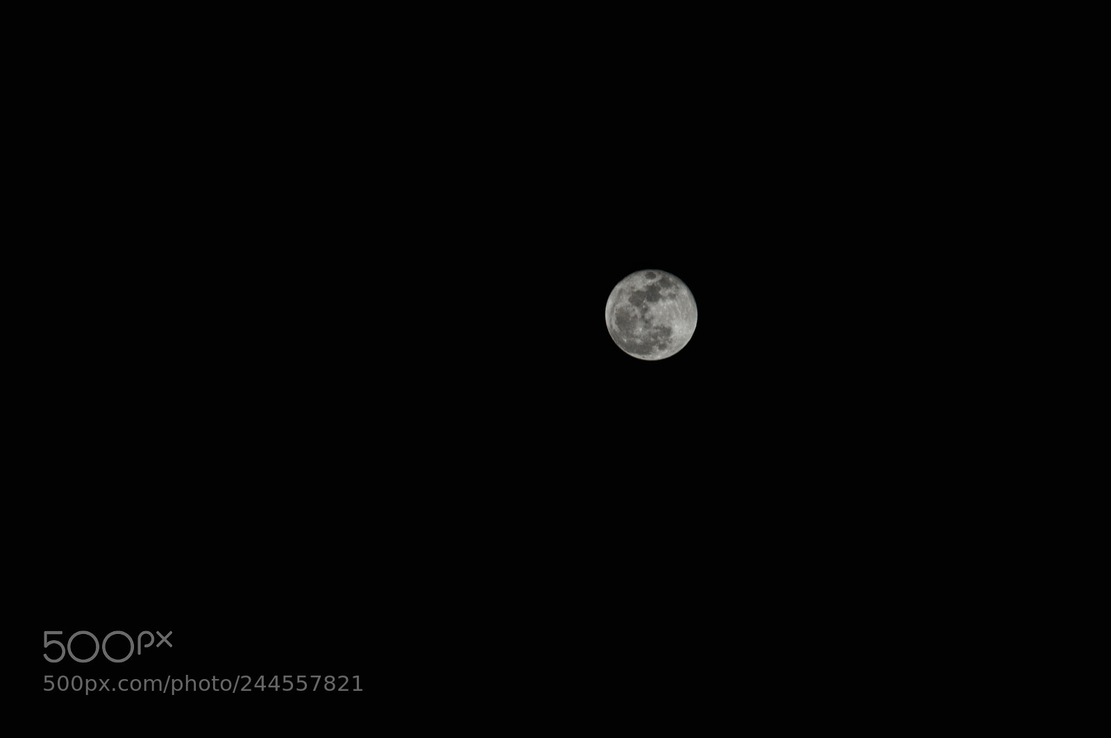 Nikon D3200 sample photo. Huge moon photography