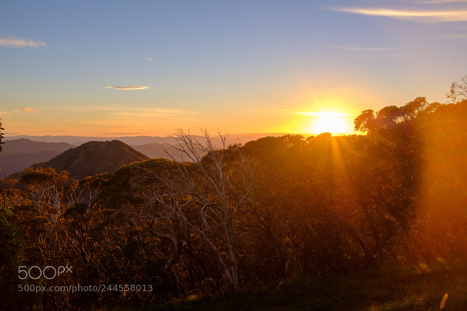 Fujifilm X100F sample photo. Mt buller sunset photography