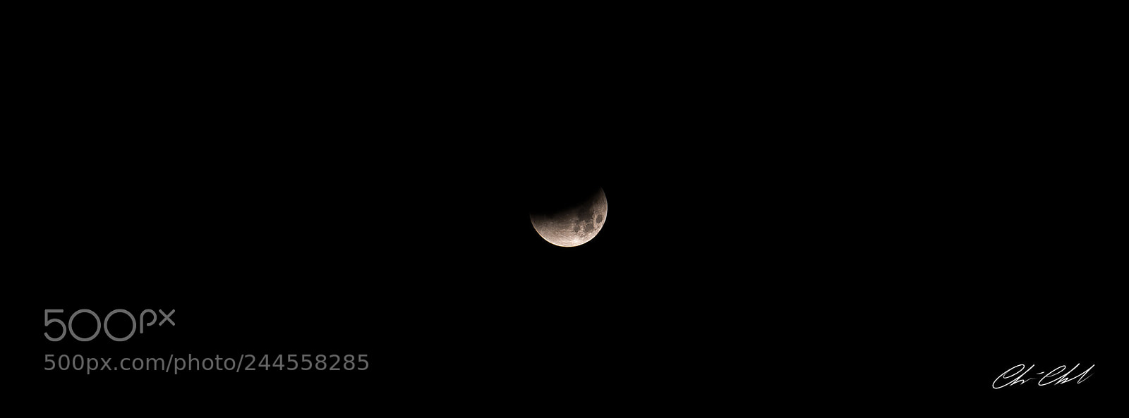 Sony a7R III sample photo. Lunar eclipse photography