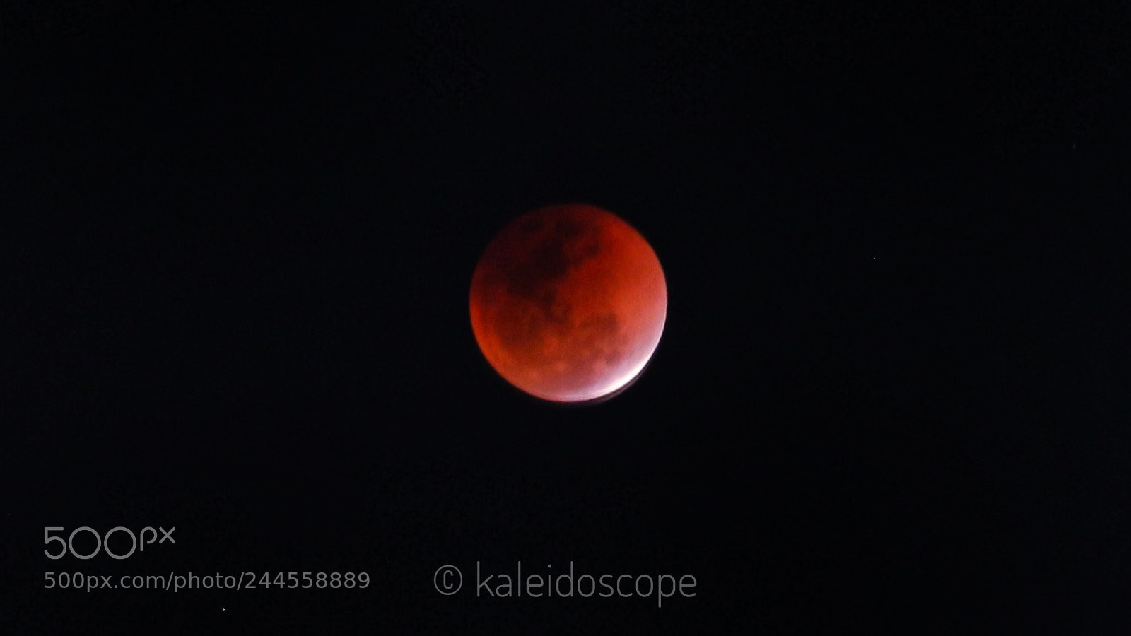 Canon EOS 100D (EOS Rebel SL1 / EOS Kiss X7) sample photo. Lunar eclipse photography