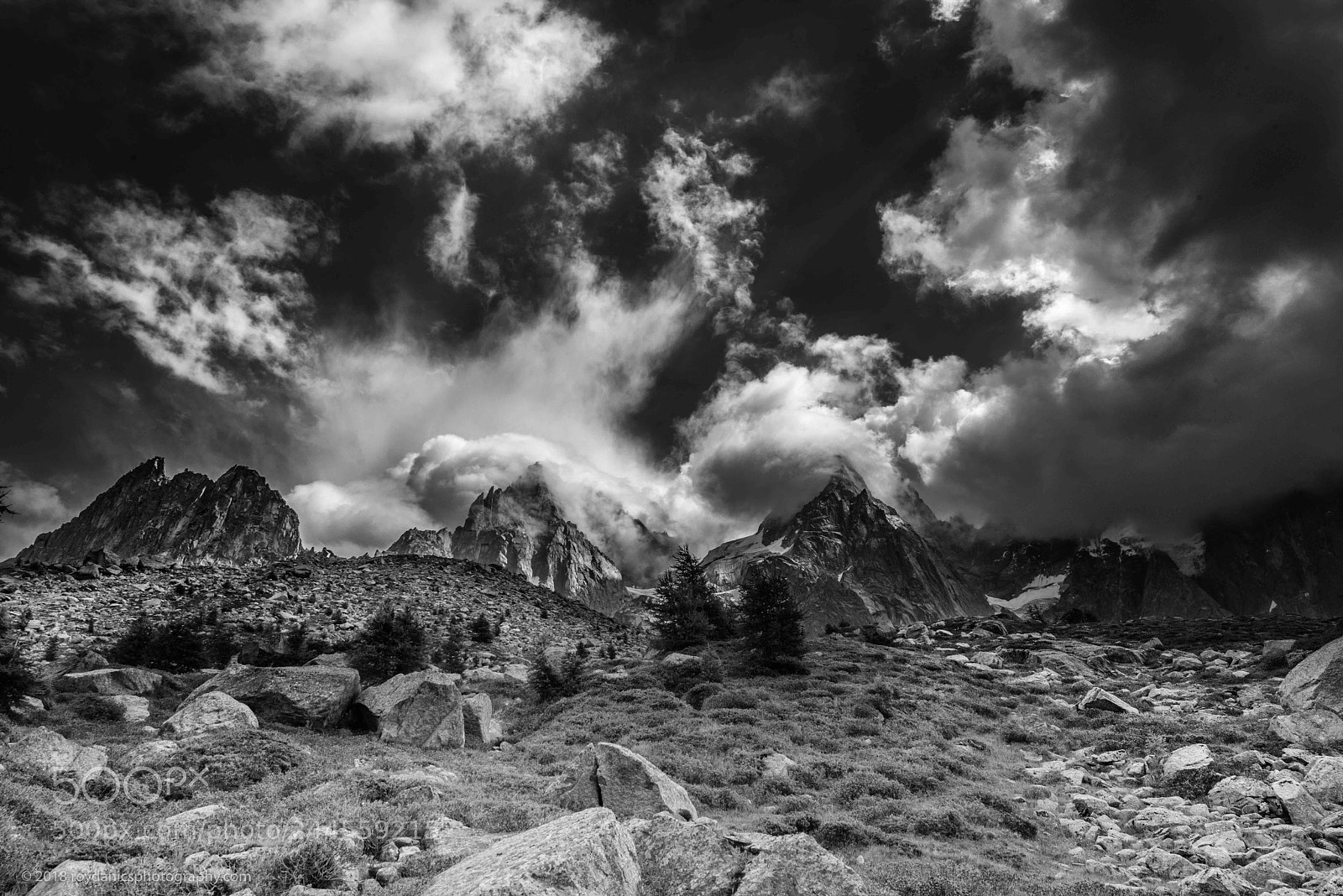 Nikon D810 sample photo. Rocks, mountains and clouds photography